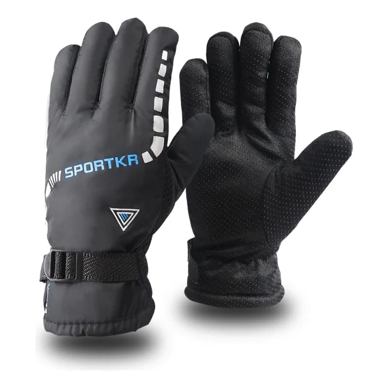 Guanti Termici Invernali Caldi per Sci, Moto, Ciclismo, Foderati in Pile, Antiscivolo, Unisex, Attrezzatura Sportiva Termica