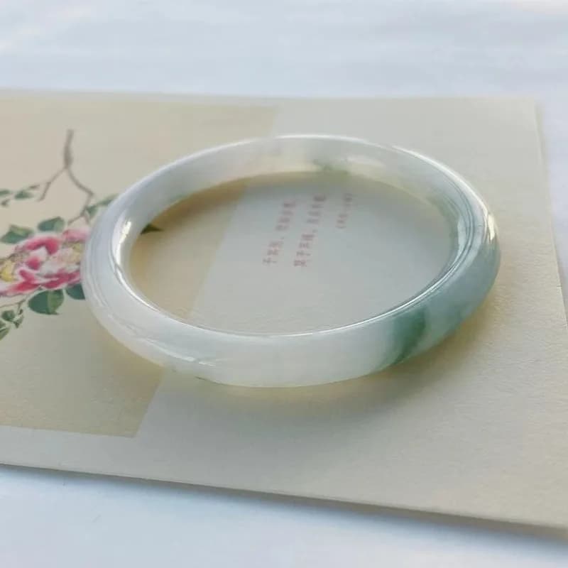 Tianshan Cuithin Round Jade Bracelet