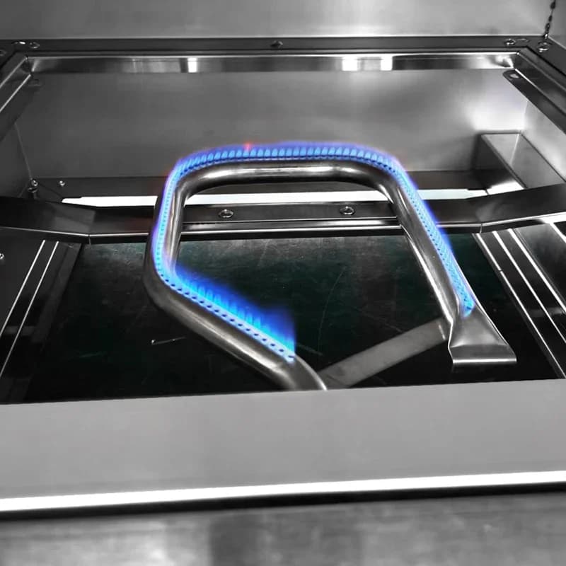 Forno per Pizza Portatile da Campeggio con Pietra Refrattaria da 12 Pollici