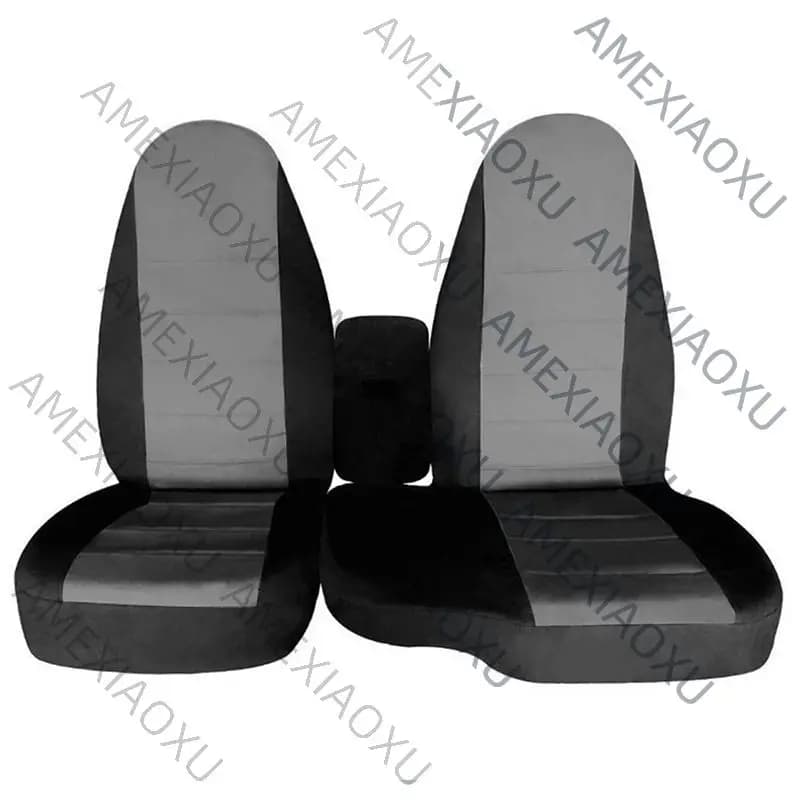2 Front Seat Covers for Ford Ranger 60/40, High Armless Seat Covers 1998-2003
