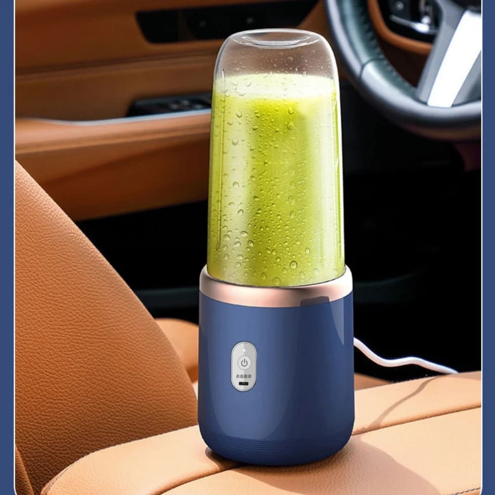 2pcs portable blender for smoothies USB C Charging Juice Mixer,Small Smoothie Maker with 6 Blades for Home OutdoorsTravel Office