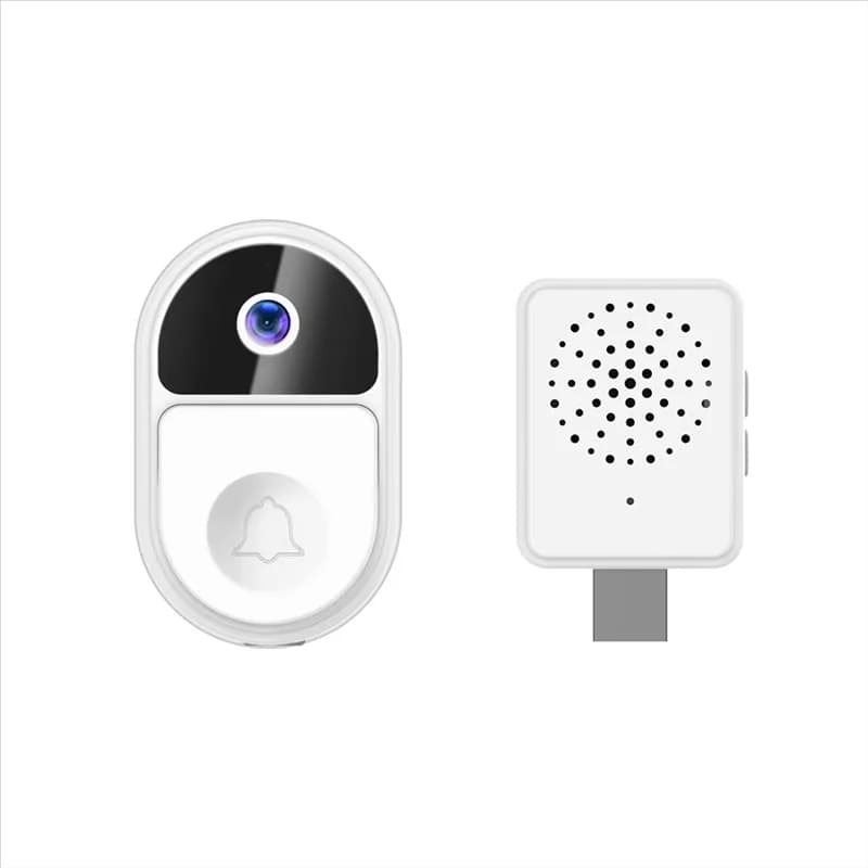 YWDZ-Wifi Campanello per porta 1080P Impermeabile in tempo reale Tuya Smart Campanello Citofono senza fili Campanello per porta Tuya Citofono Camera