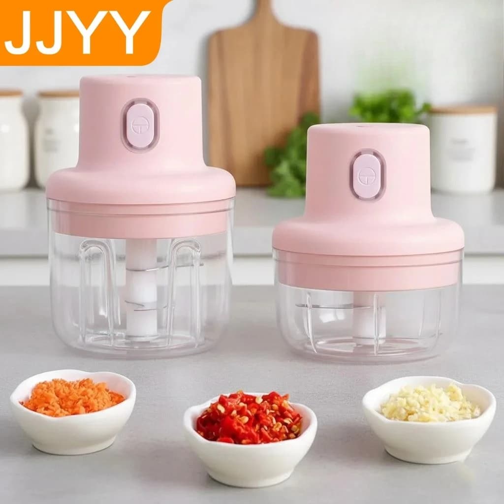 Electric Trimmer for Garlic 100-250ML, Baby Food Blender, Tritacarne, New Scratch Style