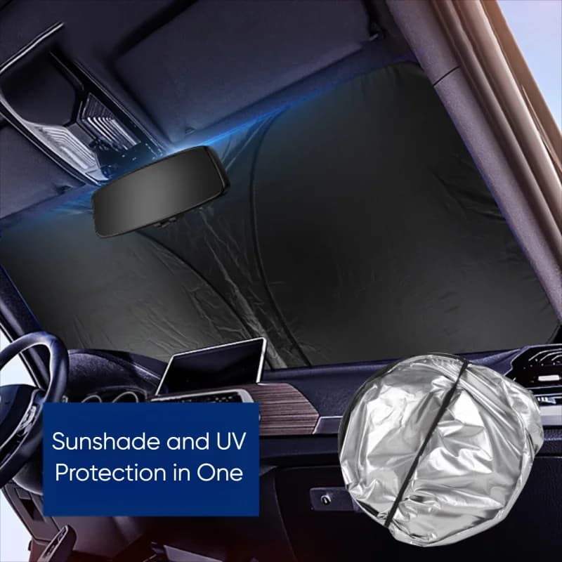 RazorRide Parabrezza per auto Parasole Pieghevole Parabrezza Copertura Protezione UV Finestra anteriore Ombrellone Coche Anti-infrarossi per SUV Auto