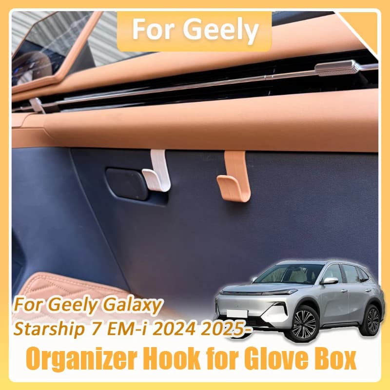 Per Geely Galaxy Starship 7 EM-i 2024 2025 Gancio per organizer per auto per kit di accessori decorativi per organizer per vano portaoggetti
