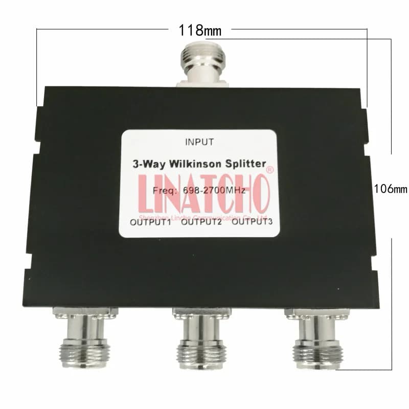 698-2700 MHz 2600 MHz 1900 MHz GSM 3G 4G WIFI LTE Ripetitore di segnale Antenne 3 vie Wilkinson Splitter