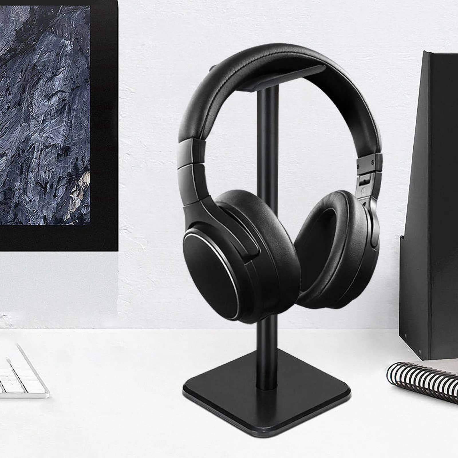 Supporto per cuffie da gaming in ABS ispessito, antiscivolo, da tavolo, per cuffie da gioco (1 pezzo)
