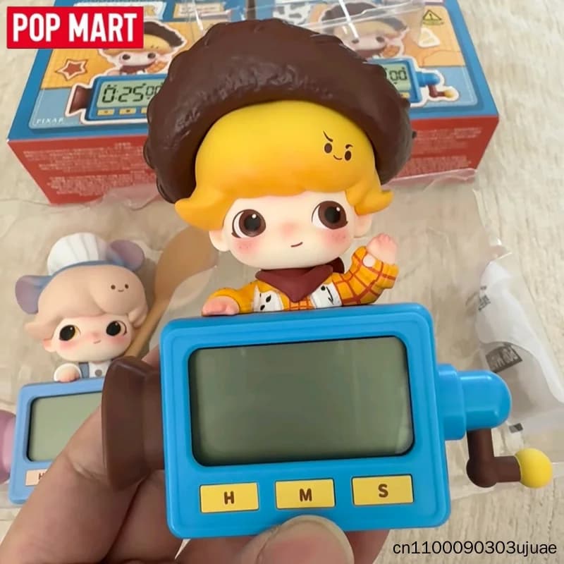 POPMART DIMOO WORLD PIXAR Series Timer Refrigerator Magnet Blind Box Toys Anime Action Figure Surprise Mystery Box Kawaii Dolls