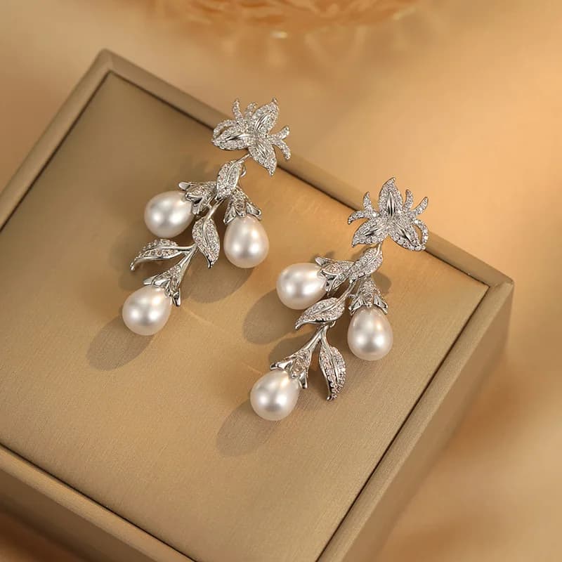 Orecchini a bottone in argento S925 per donna e donna, gioielli dal design di nicchia francese squisiti e di fascia alta