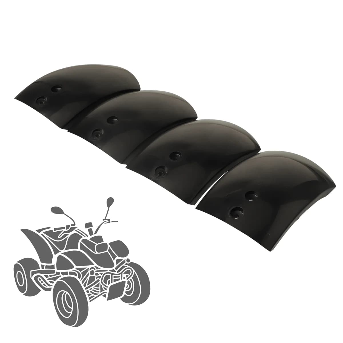 Universal Front Rear Mudguards Fender Mud Guards Cover Plastic For 43cc 47cc 49cc Quad Bike Kids ATV Minimoto Mini Moto Parts