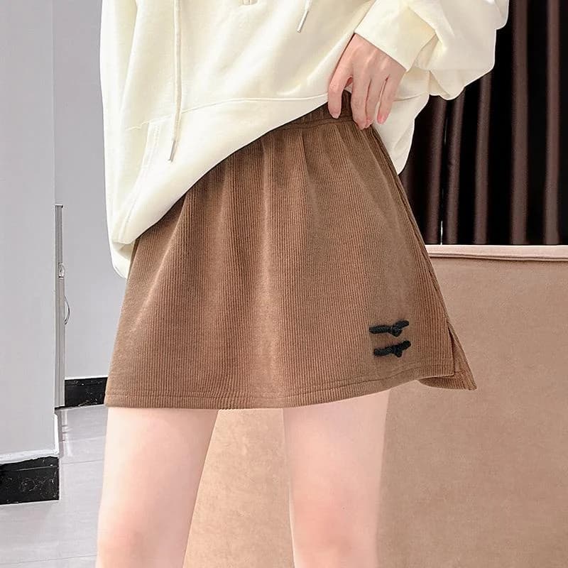 Pantaloni lunghi da donna taglie forti con cappuccio, che coprono i glutei, a vita alta, a trapezio, alla moda, casual, autunno inverno