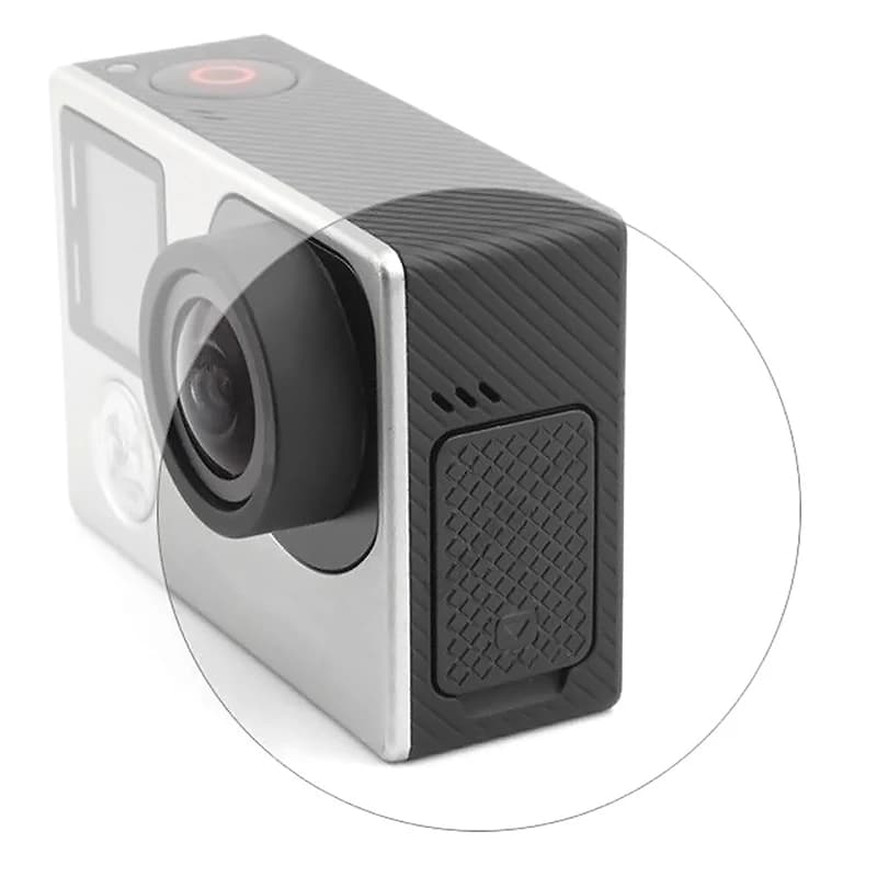 NEW High-end 1pc USB Side Door Protective Cover Replacement Black For Go Pro 4 3+ 3 Practical Protective Cover Action Camer