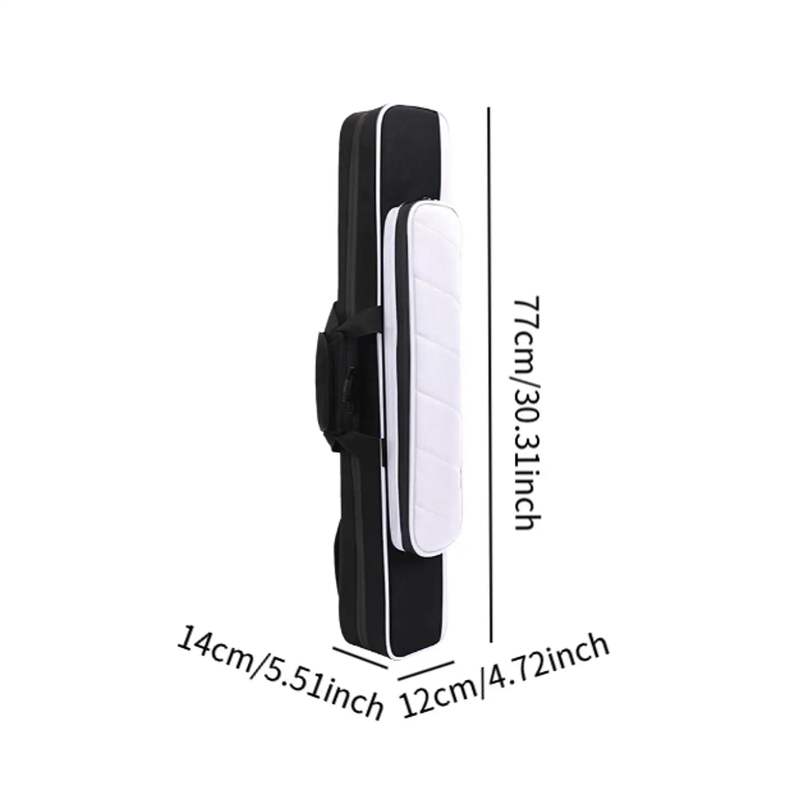Billiard Cue Cover Soft Oxford Portable Stick Case Storage Pouch for Accessories and Pool Table