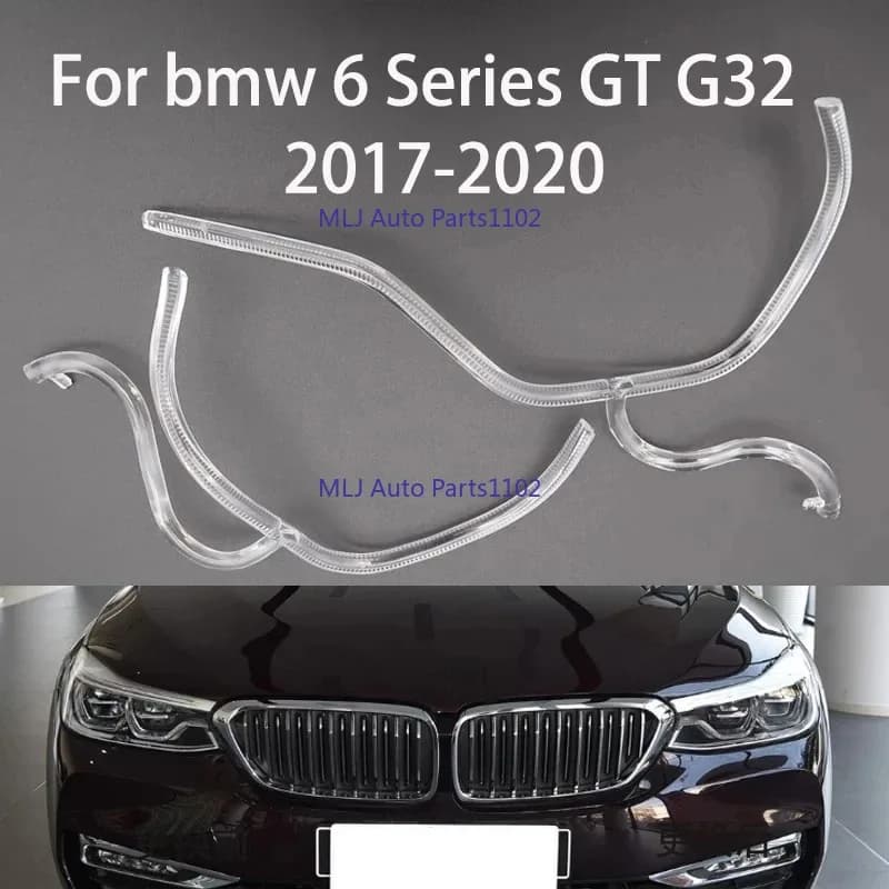 For BMW 6 Series GT G32 2017-2020 New LED DRL Light guide plate Light guide tube Headlight Daytime Running Light Guide Angel Eye