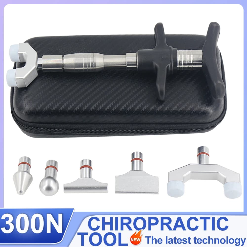 Chiropractic Adjusting Tools New 300N Spine Massage Gun Limb Pain Relief Therapy Correction Spinal Portable Manual Massager 2026