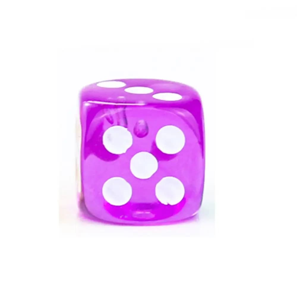 Party Board Games Desktop Game D6 Craps Game beard grooming Edges 19mm 6 Sided Dice Square Point Dice D6 Dice Transparent Dice