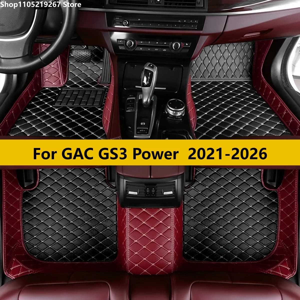 Custom Car Floor Mats Fit For GAC GS3 Power 2021 2022 2023 2024 2025 2026 Auto Foot Matts Rugs Vehicle Full Set Carpet Pads