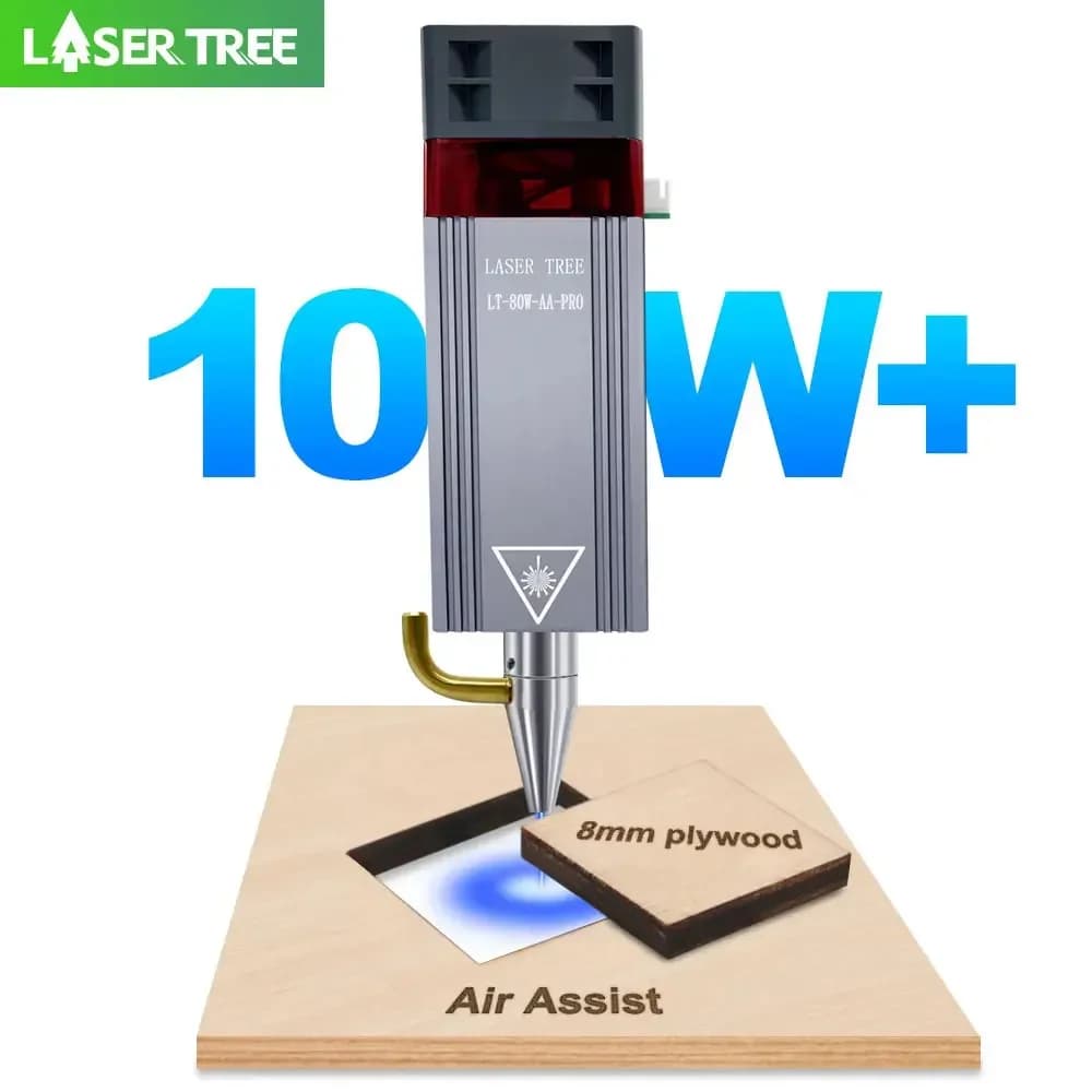 LASER TREE 10W potenza ottica 80W modulo Laser con testa Laser ad assistenza aerea modulo CNC TTL per macchine utensili da taglio Laser