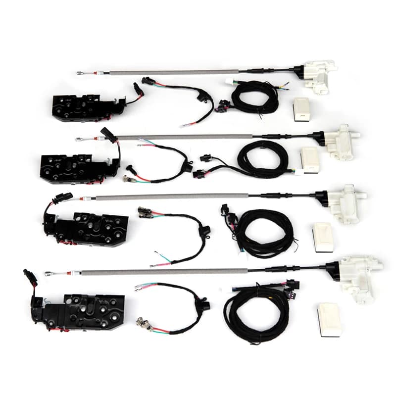 Soft Off Automatic Smart Auto Power Suction Door Lock Soft Close Lock For Audi Q3 Q5 Q7 C8 Q2L TT Auto Lock Soft Off