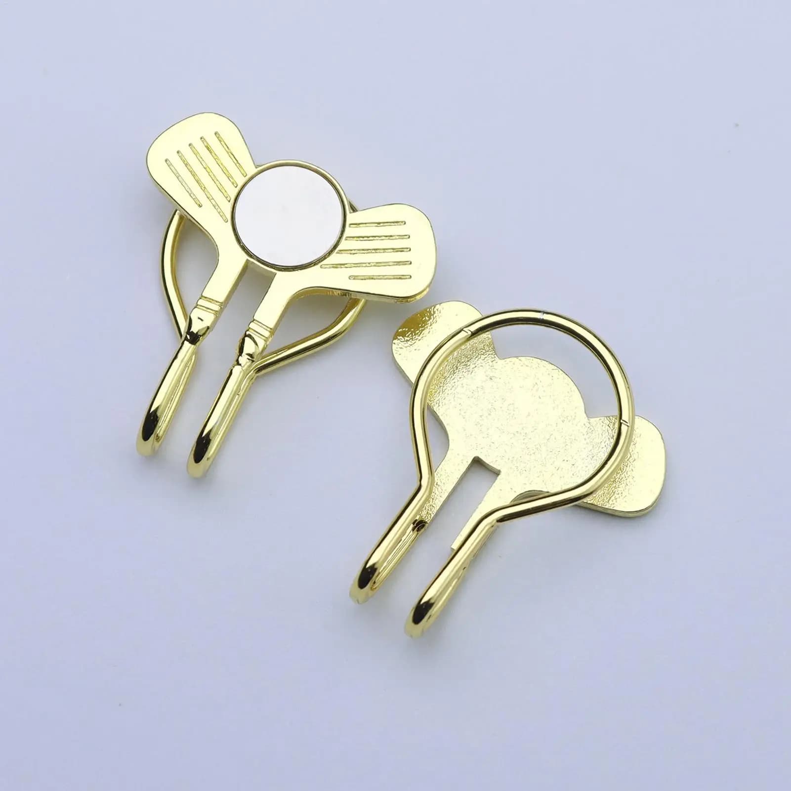 Golf Ball Marker Hat Clip Professional Portable Magnetic Training Aids Golf Hat Clip Ball Marker For Beginners Players