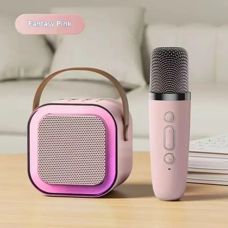 New New Wireless Karaoke Bluetooth Speaker Machine Portable Mini Speaker Set K12 Home Family Singing Children's Gifts