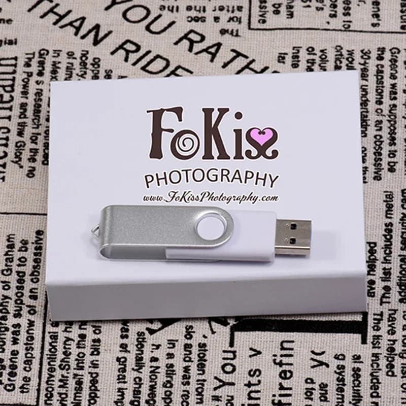 Mini chiavetta USB 3.0 ruotabile 128 GB scatola nera Memory Stick regalo creativo Pen Drive 64 GB logo personalizzato gratuito Pendrive U disco