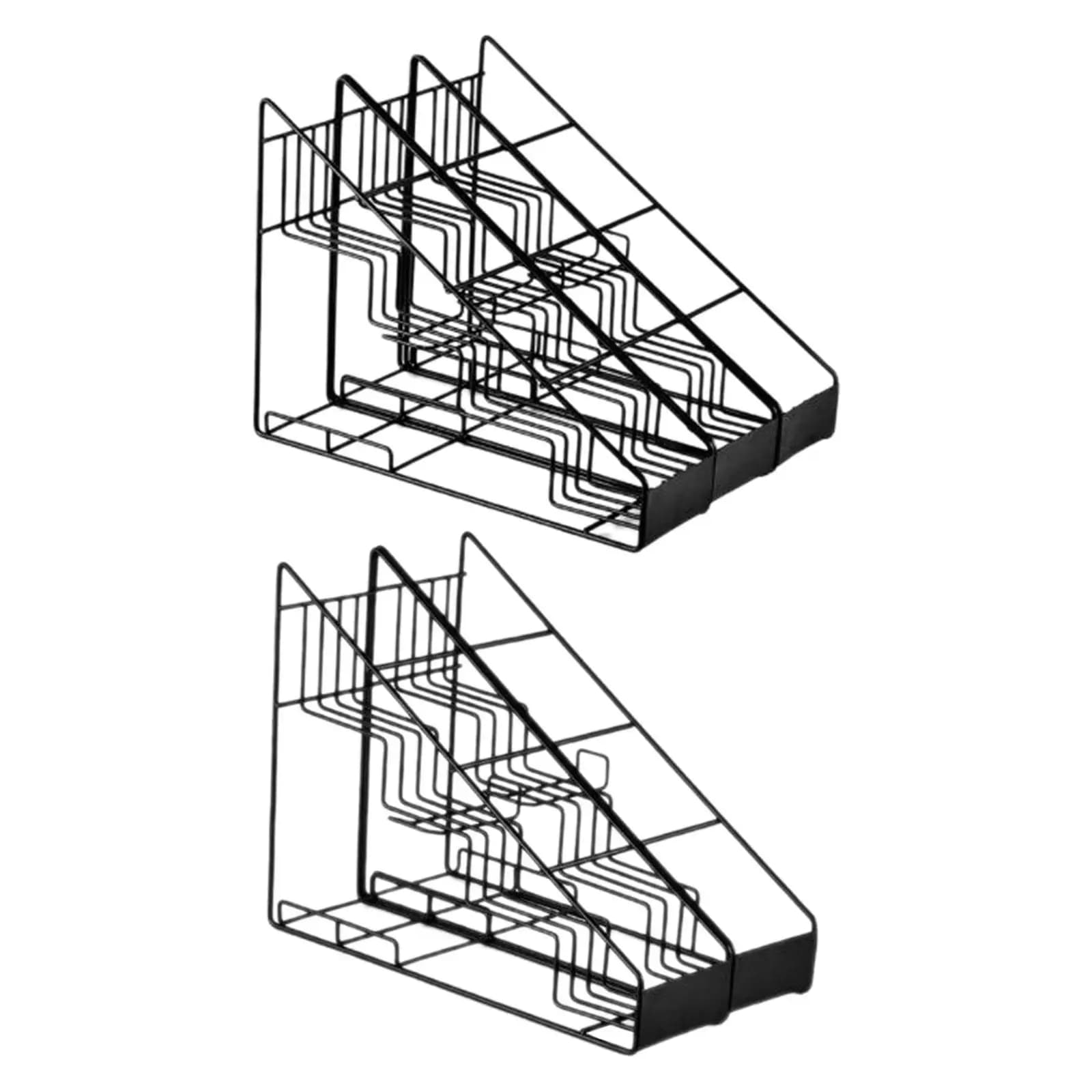 Coffee Syrup Rack Organizer for Bottles Kitchen Display Shelf Space Efficient Storage