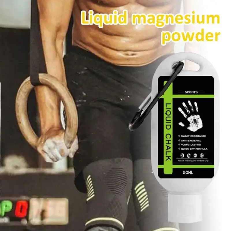 50ml sport gesso liquido magnesio polvere Fitness sollevamento pesi antiscivolo crema Grip sollevamento pesi arrampicata accessori palestra