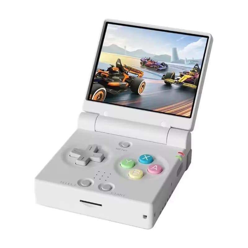B50B-MINI FLIP Handheld Game Players 2.8'' IPS Screen Linux System Video Game Consoles Case Gamer Dual Analog Stick