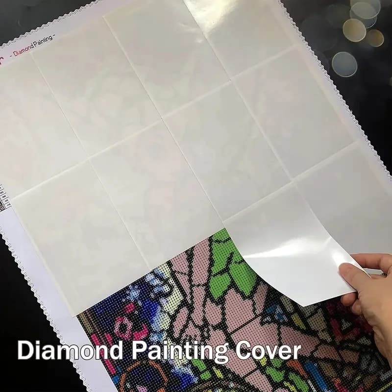 30/50 pezzi di carta per rilascio pittura diamante, accessori per pittura diamante fai da te, carta antipolvere