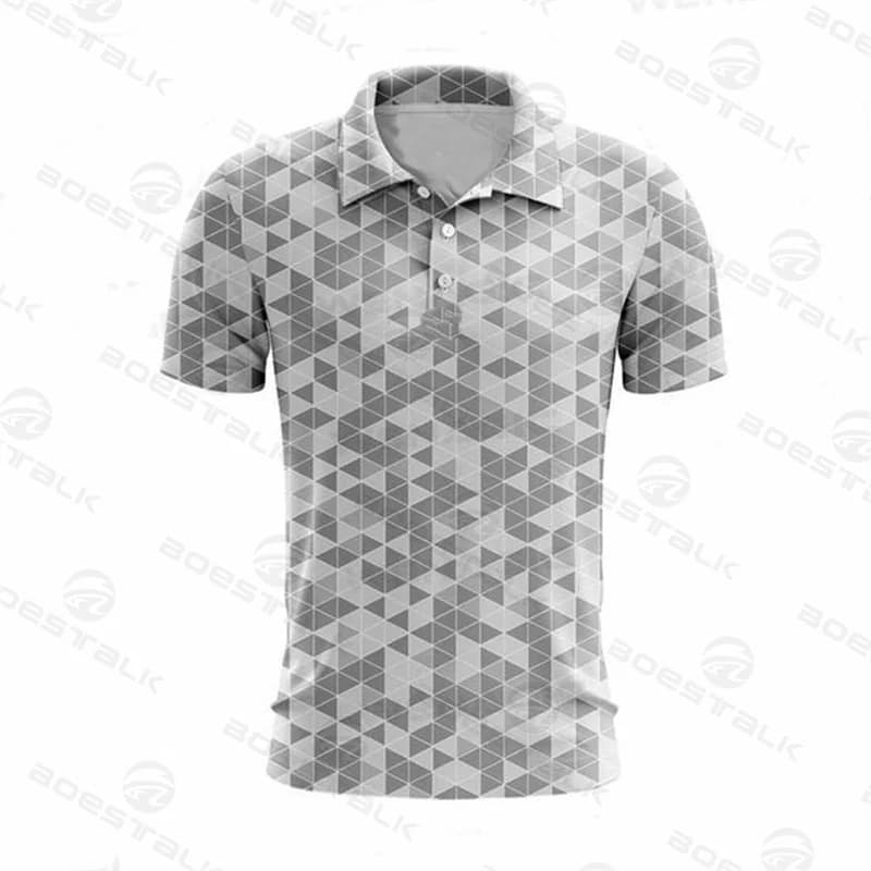 New Summer Casual t-shirt uomo manica corta Polo risvolto bottone abbigliamento da lavoro camicie Quick Dry Tee sport Golf t-shirt