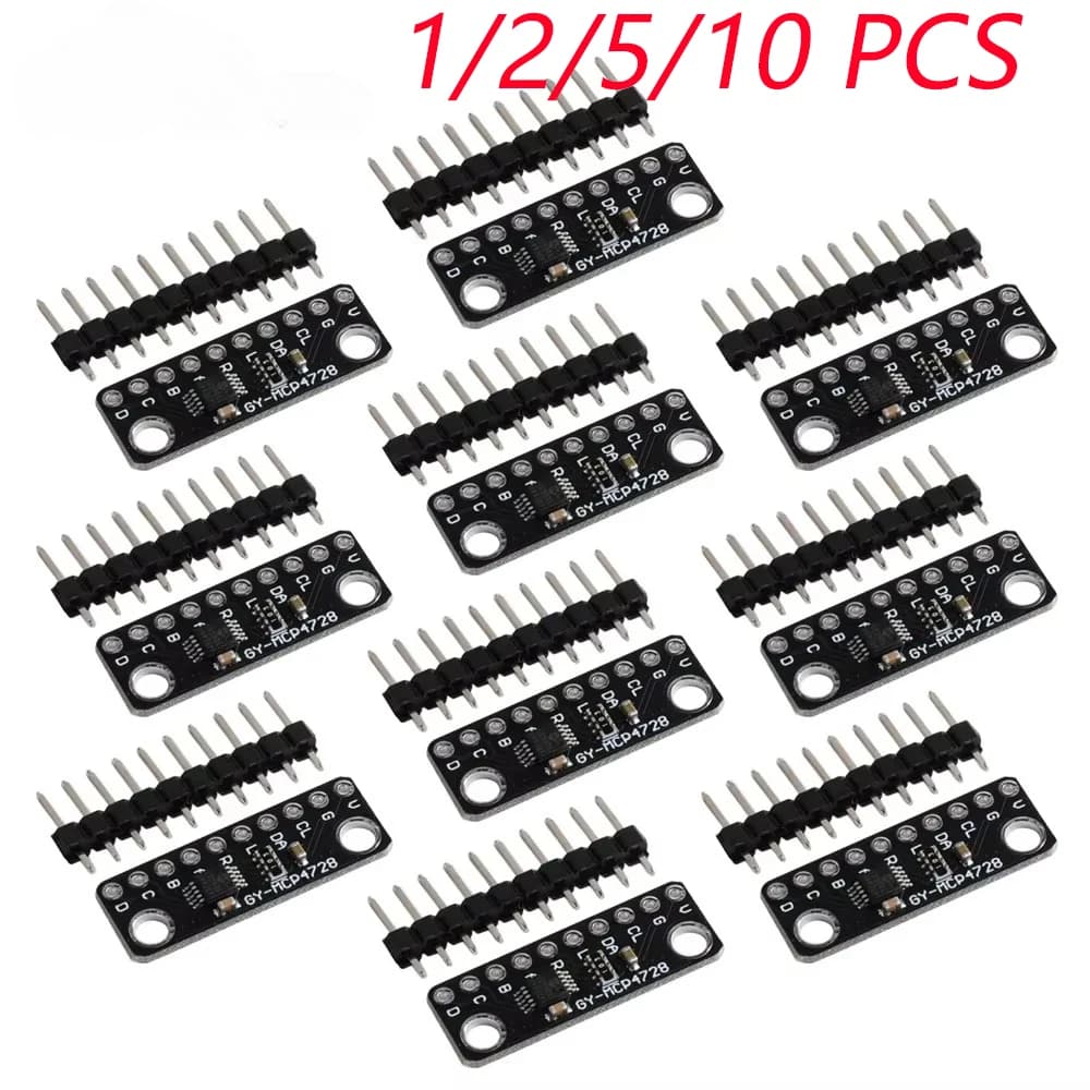 MCP4728 12-bit quadruple digital-analog converter I2C GY-MCP4728 low power interface with EEPROM memory breakout sensor module
