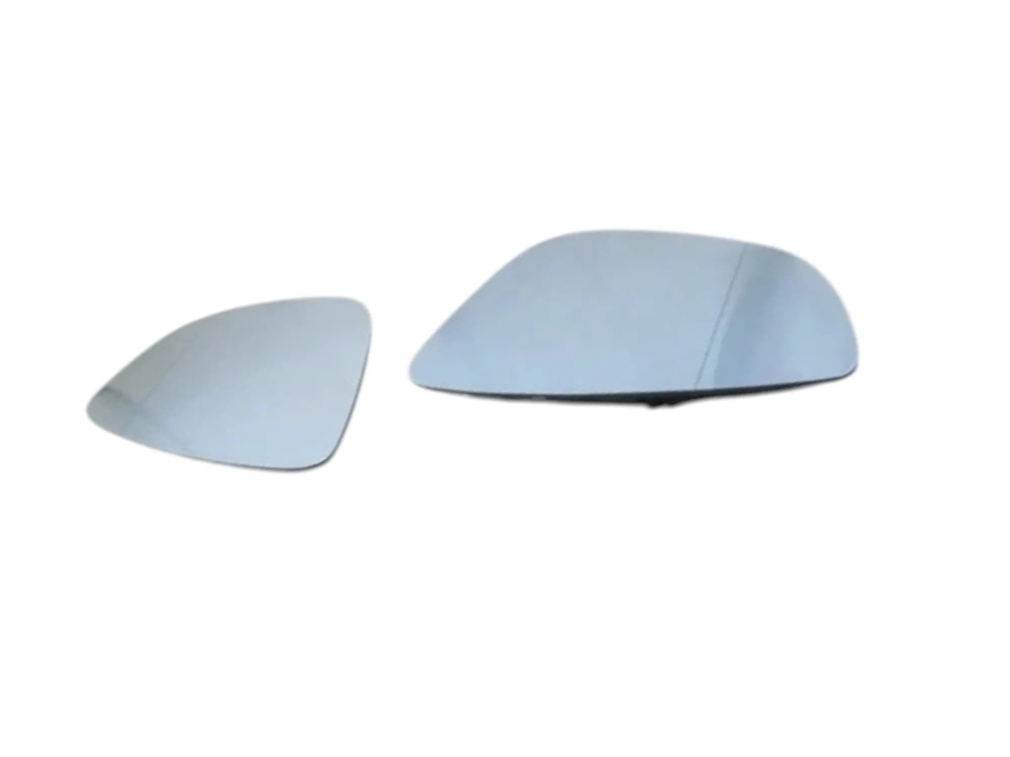 1 pair of blue coloured aspherical side mirrors for VW Volkswagen Passat CC / New Scirocco