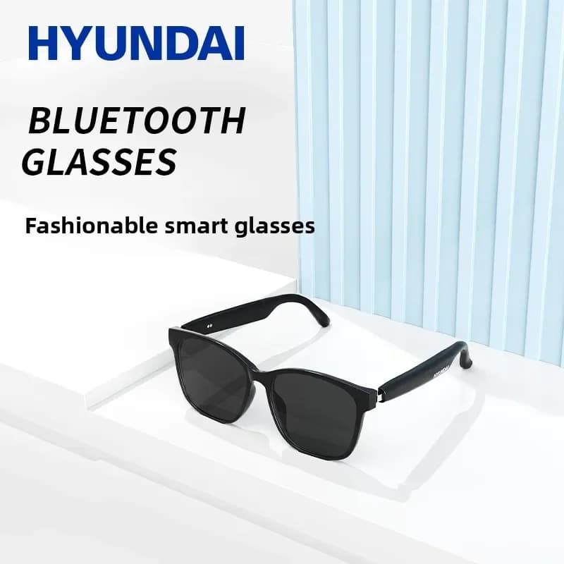HYUNDAI HY-C8 Smart Glasses Bluetooth 5.4 Occhiali da sole Cuffie con microfono incorporato, Sport all'aria aperta, Traduzione AI, Compatibile con iOS/Android