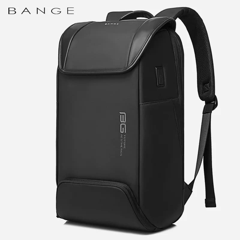 BANGE Mochila 15 Inch Laptop Backpack Backpack with USB Charging Travel Bag for Men Water Repellent School Bags Mochila Male