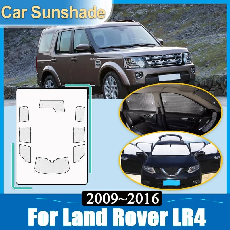 Parasole Riflettente per Land Rover Discovery 4 LR4 2009-2016, Copertura per Parabrezza, Isolamento Termico, Accessori Auto