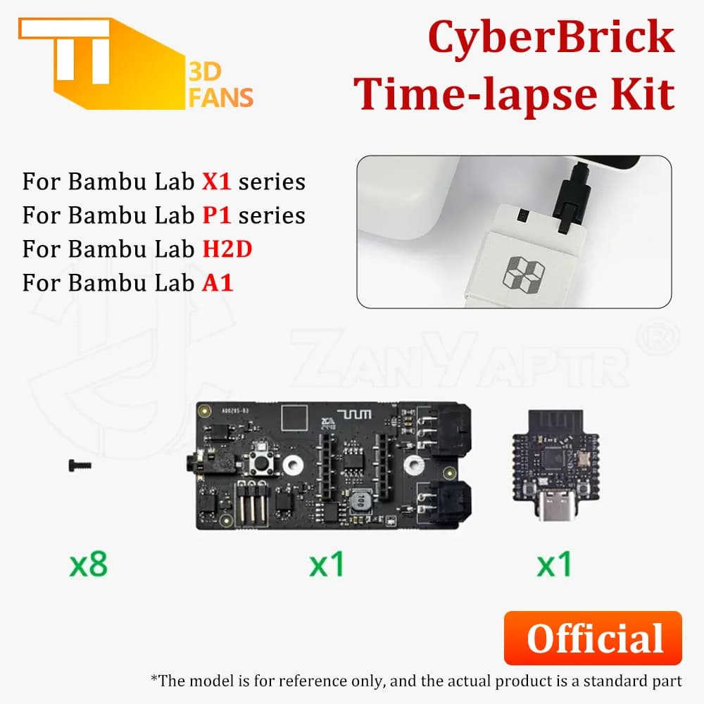 Per Bambu Lab CyberBrick Time-lapse Kit X1/P1/A1/H2D accessori per stampante 3D