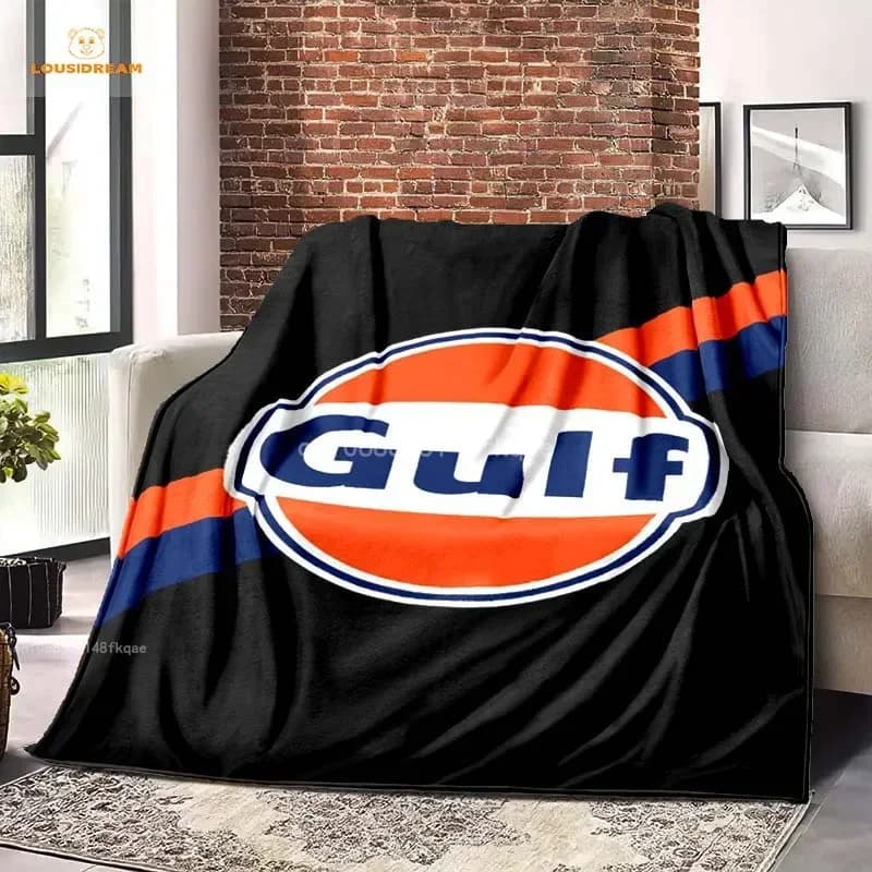 Motorcycle LOGO Printing Blanket Cute Blanket Soft and Comfortable Warm Flange Birthday Gift