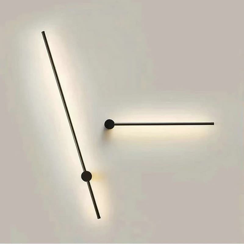 Semplici nuove moderne lampade da parete a LED nero bianco soggiorno sala studio camera da letto comodino corridoio lampade illuminazione interna