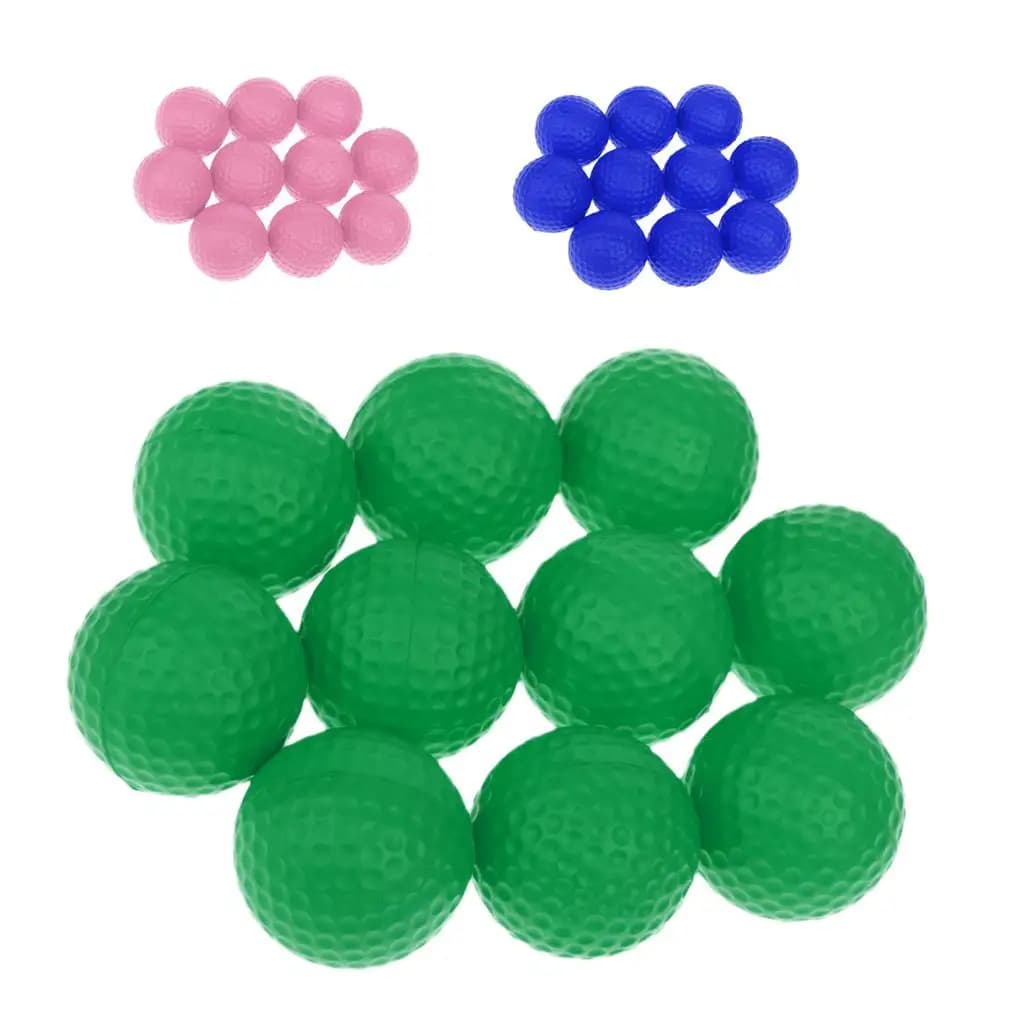 PU Foam Golf Soft Ball 3 Color Golf Training Aid Durable Practice Ball for Indoor Outdoor Golfer Supplies