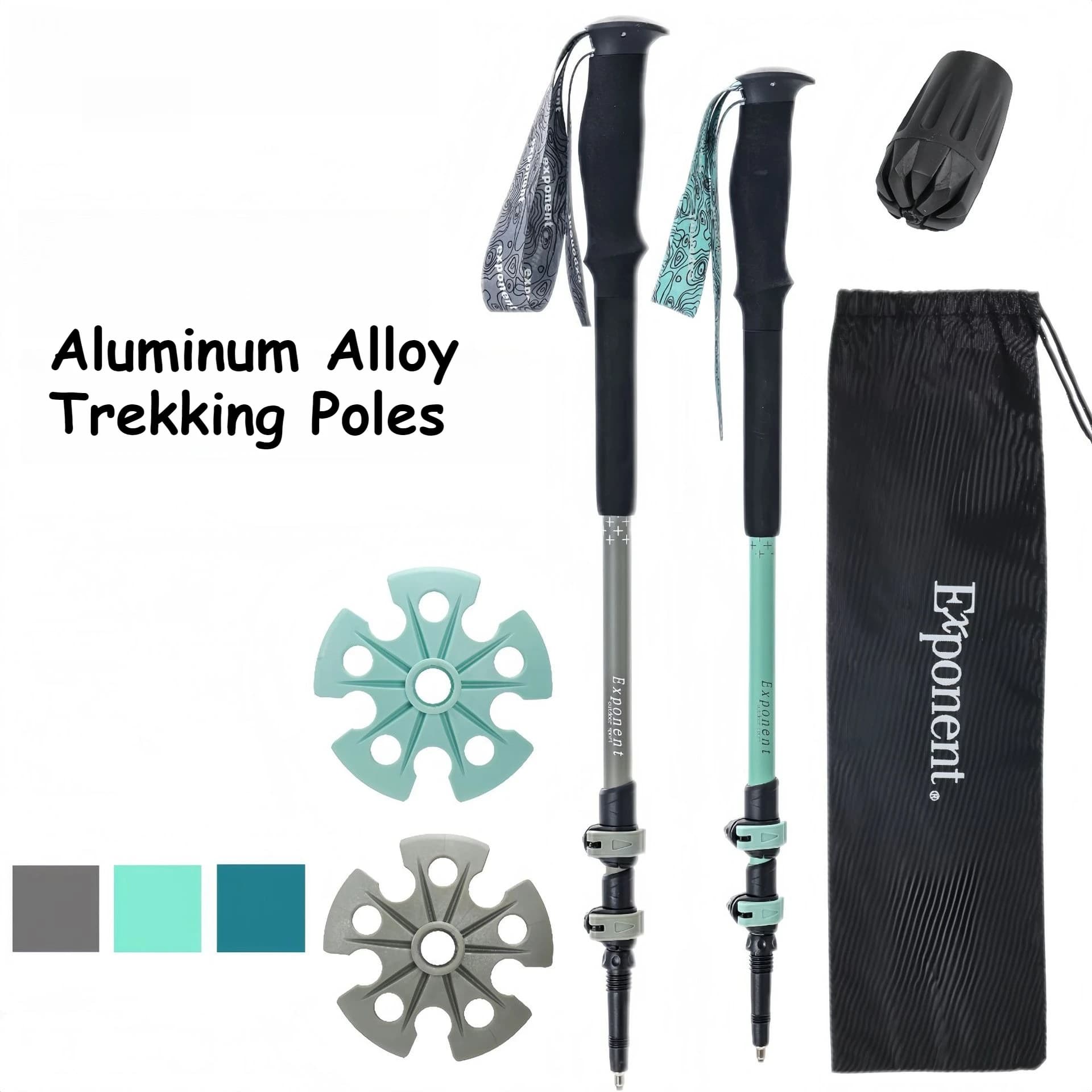 Aluminum Alloy Trekking Sticks Portable Trekking Sticks for Outdoor Light Walking Sticks Climbing Prints for Men and Women