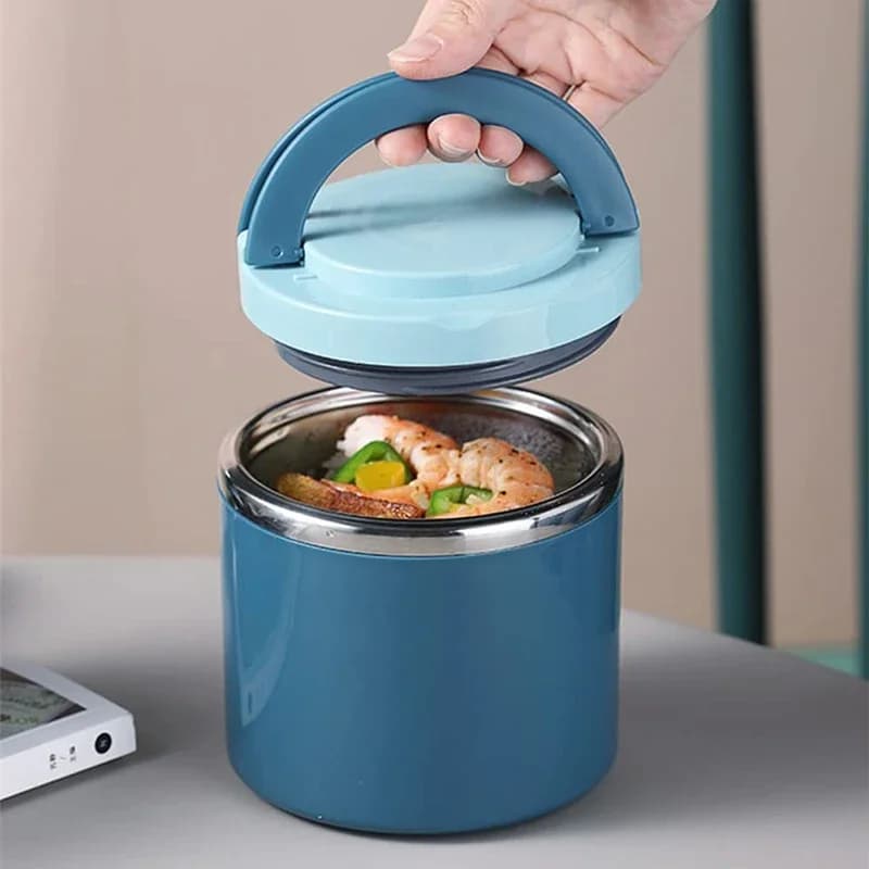 Contenitore Termico per Alimenti 630/1000ML, Tazza Termica per Zuppa, Thermos in Acciaio Inox, Porta Pranzo Termico per Mantenere il Cibo Caldo per Bambini a Scuola