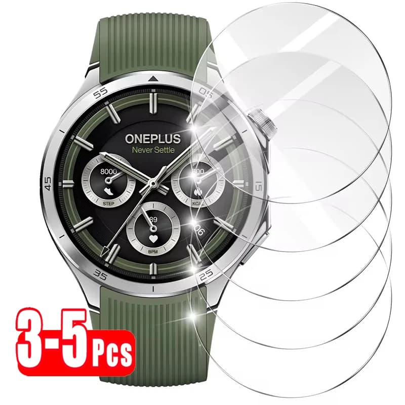 Pellicola salvaschermo da 3-5 pezzi per OnePlus Watch 3 Pellicola protettiva in vetro temperato antigraffio Accessori protettivi Ultra-HD