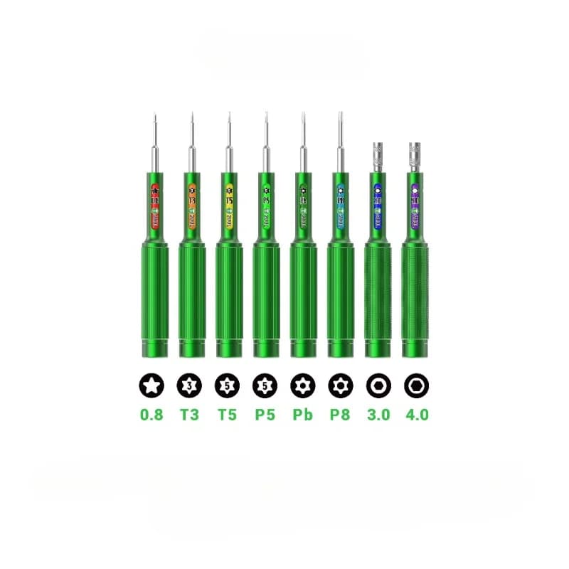 2UUL Drone&PC Fix Screwdriver Set Anti-Slip High-Hardness Alloy Steel Bits for Phones Tablets Laptops Drones Repair Hand Tool