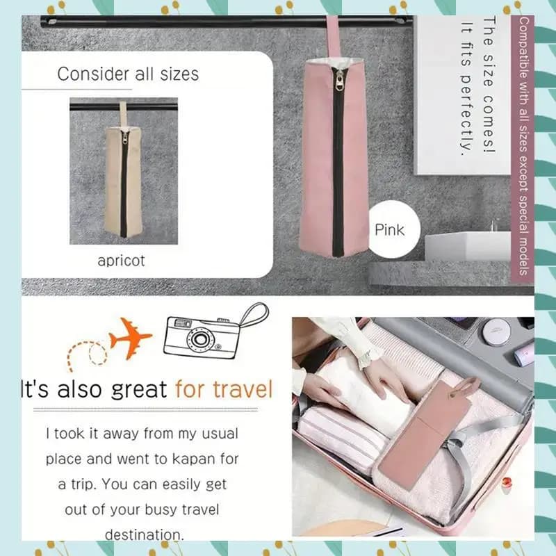 A71P Hot Iron Mat, Heat Resistant Travel Bag for Iron Hair, Flat Iron - Organizer for Hair Tools for Home