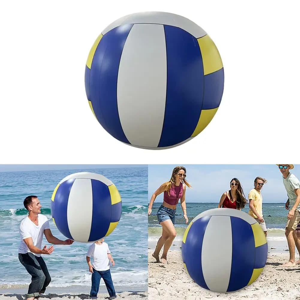 Nuovo gigante PVC gonfiabile pallavolo da spiaggia grande costruzione di calcio riunione divertente spiaggia all'aperto squadra palla palla erba sport palla N1H5