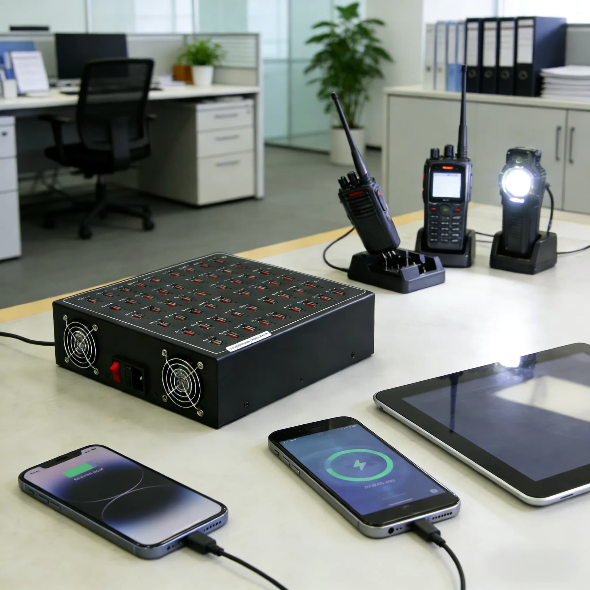 Stazione di Ricarica Multi-Dispositivo 1200W con 60 USB C + 60 USB A, Docking Station Organizzatore USB C a 120 Porte
