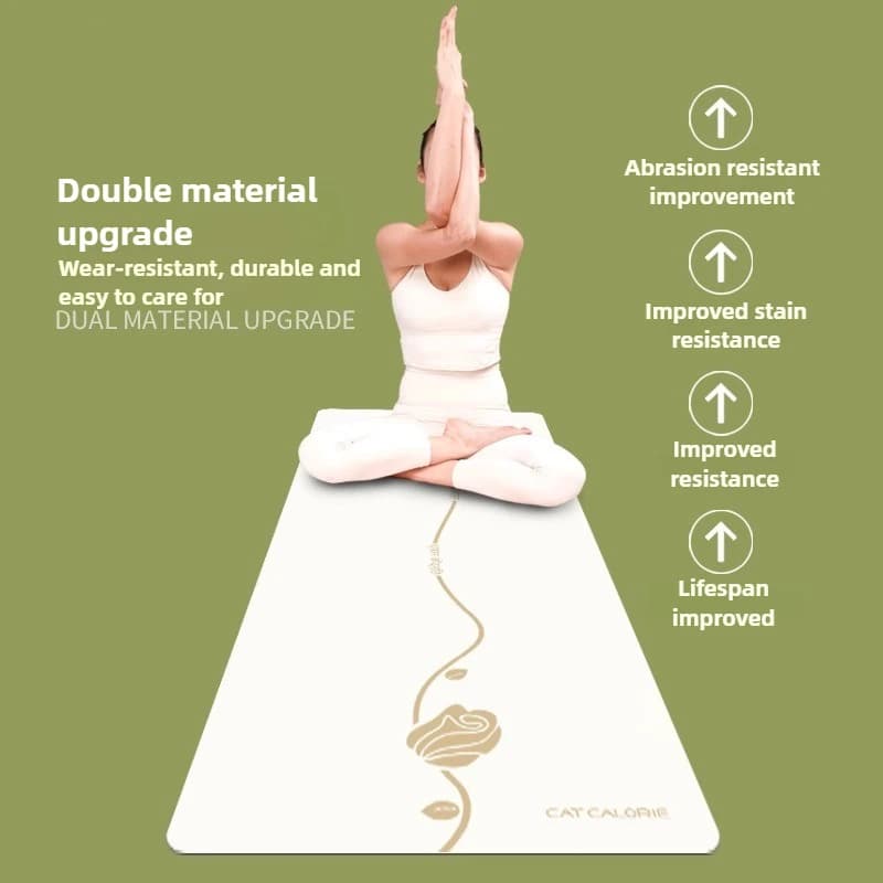 1.5 mm Ultra-thin Folding Mat Esterilla de Yoga para Viaje in natural rubber PU anti-slip that absorbs sweat for gym at home office -
