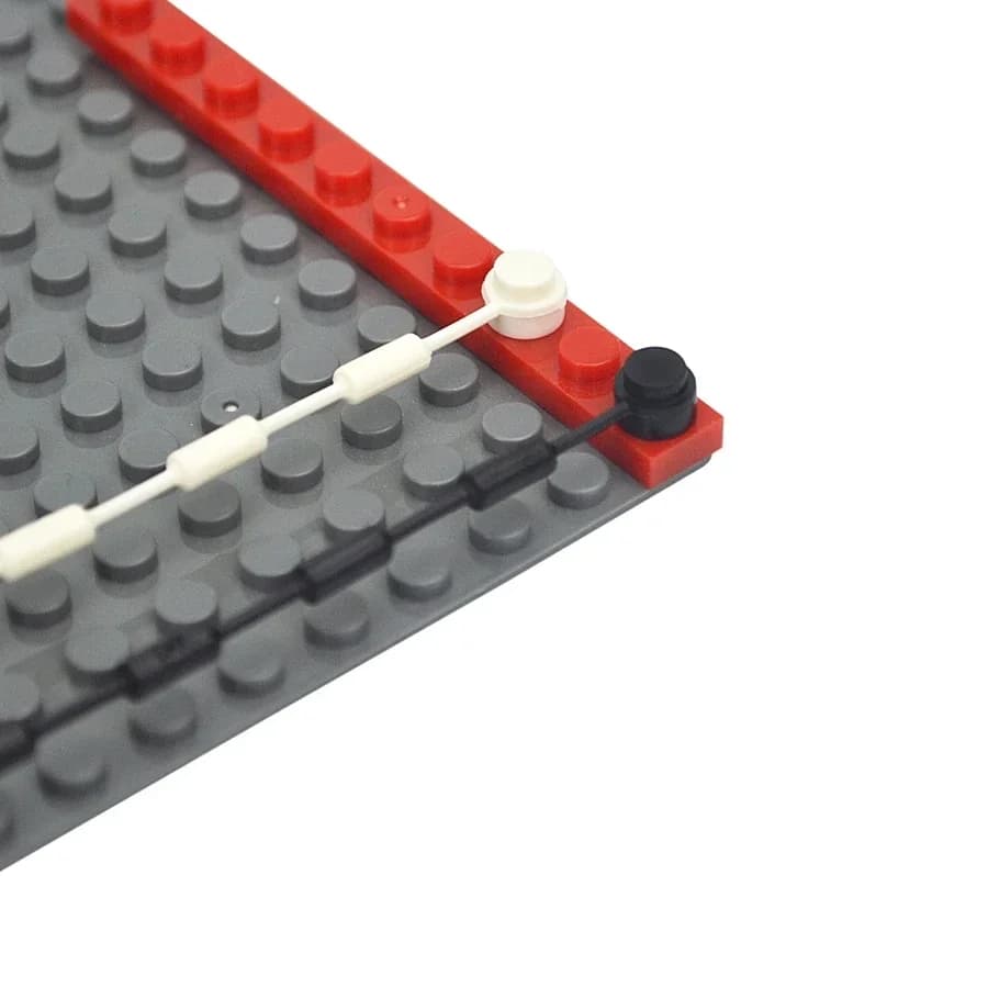 MOC High-Tech Chain Links Bricks 63141 String con End Studs Building Blocks 20Pcs compatibile x127c41 x127c11 x127c31 Kid Toys