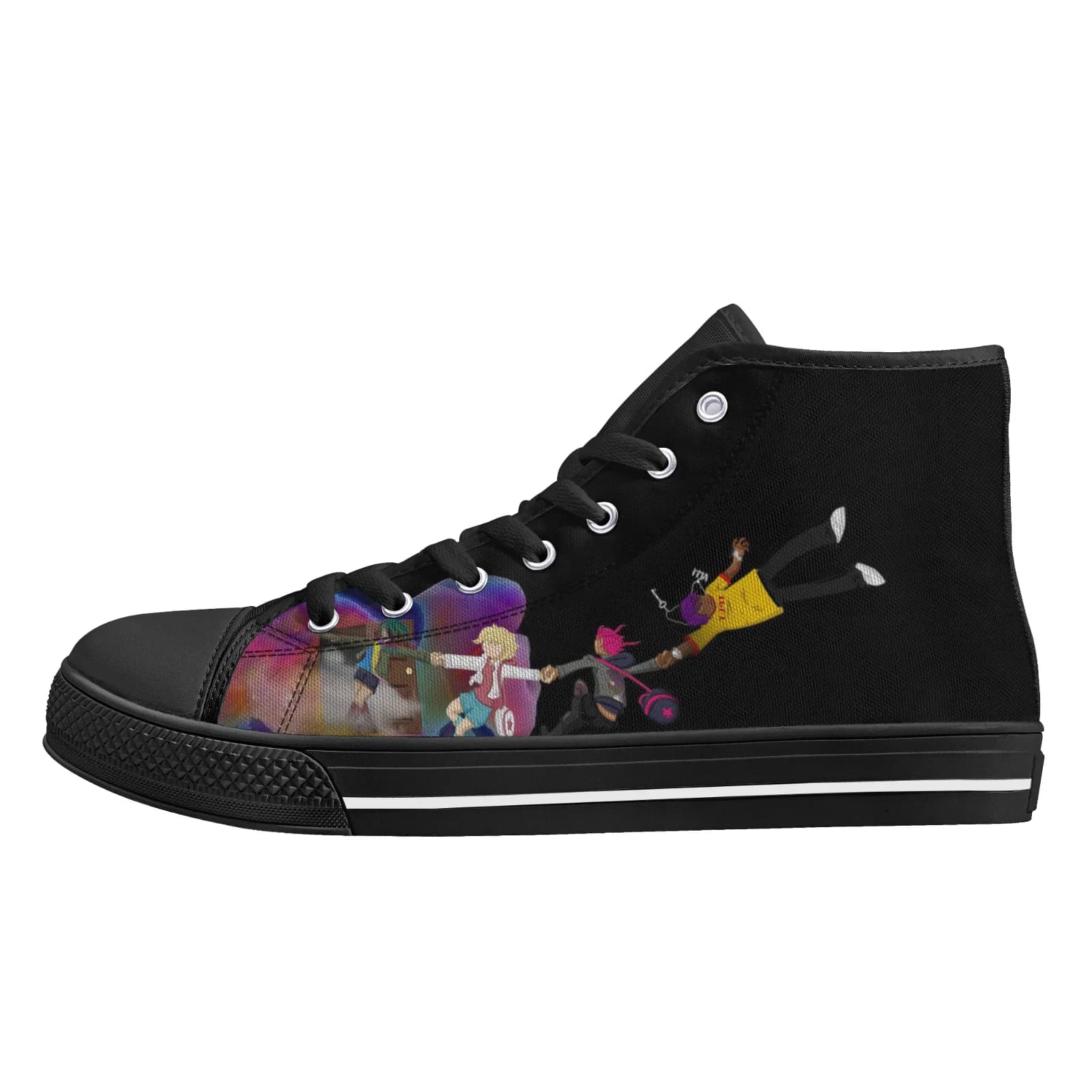 Customizable Perfect LUV high-top canvas shoes for boys and girls, casual sneakers denim shoes skate shoes